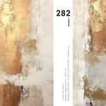 Cargar imagen en el visor de la galería, Set Cuadros Decorativos Abstracto Negro Arena 2 - 282 - Diptico Moderno y Elegante Arte Estilo Boho en Beige y Dorado Oro
