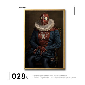 Cuadro Decorativo Personajes Época 028A Superhéroes Avengers Spiderman