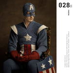 Cargar imagen en el visor de la galería, Cuadro Decorativo Personajes Época 028B Superhéroes Capitán America
