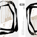 Cargar imagen en el visor de la galería, Set 2 Cuadros Decorativos Abstracto Negro Arena 028 - Para Credenza
