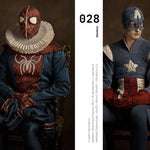Cargar imagen en el visor de la galería, Set Cuadros Decorativos Personajes Época 028 Superhéroes Avengers Spiderman Capitán America- Díptico
