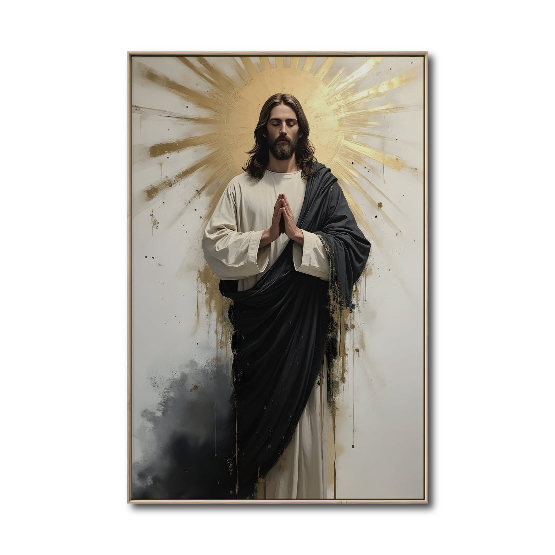Cuadro Decorativo - Religion 028 - Jesucristo, Jesús Iluminado, Arte Cristiano Abstracto