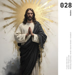 Cargar imagen en el visor de la galería, Cuadro Decorativo - Religion 028 - Jesucristo, Jesús Iluminado, Arte Cristiano Abstracto
