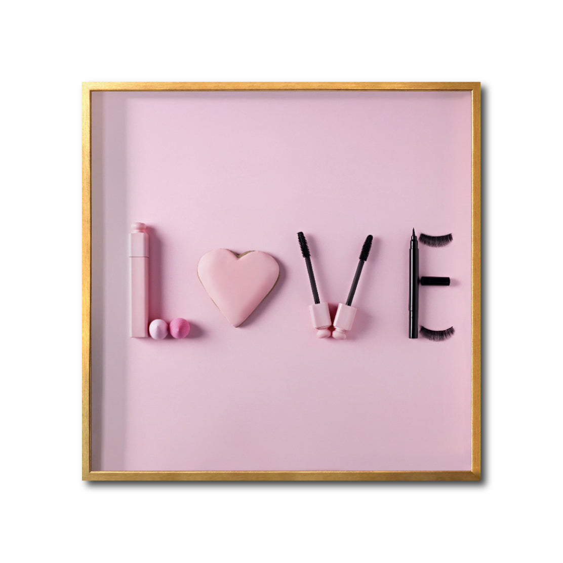 Cuadro Decorativo Pink 028 - Love