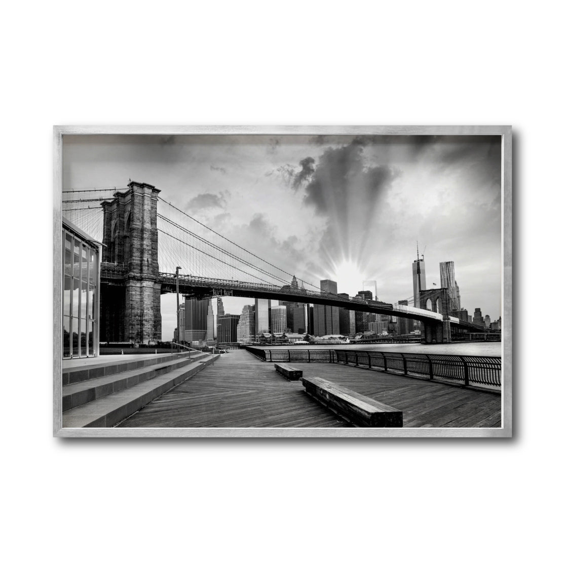 Cuadro Decorativo NY 029 - Puente de Brooklyn Nueva York