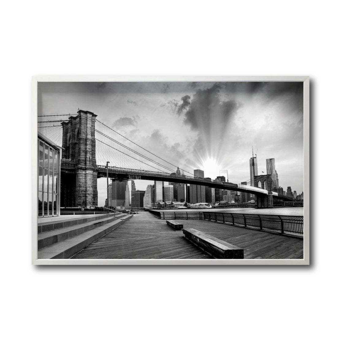Cuadro Decorativo NY 029 - Puente de Brooklyn Nueva York
