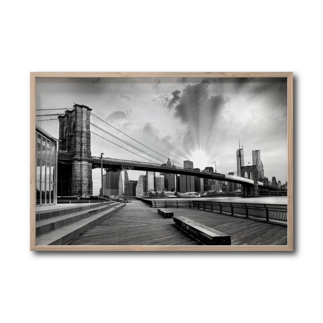 Cuadro Decorativo NY 029 - Puente de Brooklyn Nueva York