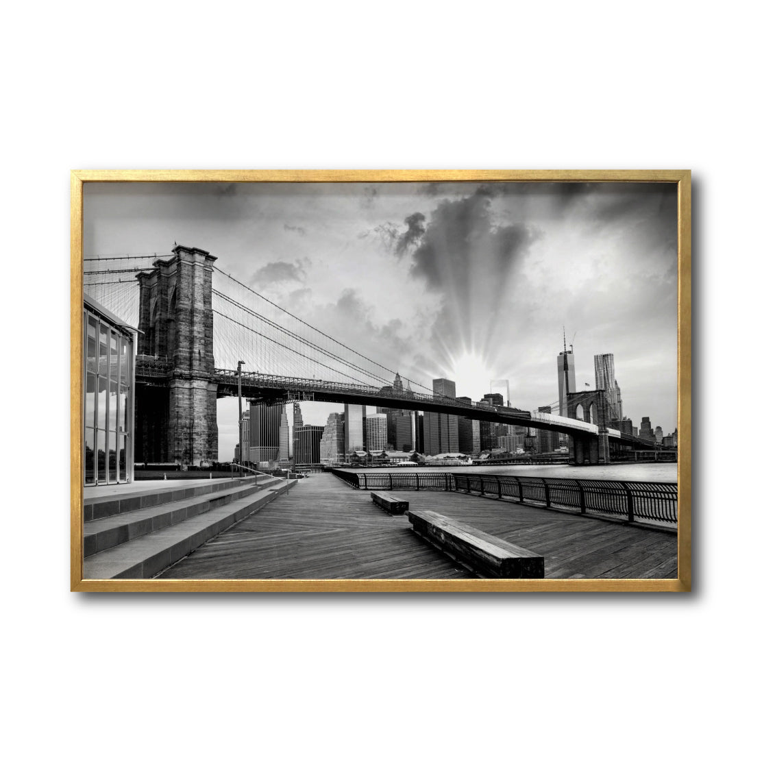 Cuadro Decorativo NY 029 - Puente de Brooklyn Nueva York