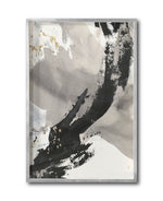 Cargar imagen en el visor de la galería, Cuadro Decorativo Abstracto Negro Arena 029c - Para Credenza
