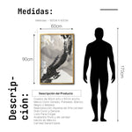 Cargar imagen en el visor de la galería, Cuadro Decorativo Abstracto Negro Arena 029c - Para Credenza
