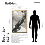 Cargar imagen en el visor de la galería, Cuadro Decorativo Abstracto Negro Arena 029c - Para Credenza
