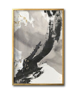 Cargar imagen en el visor de la galería, Cuadro Decorativo Abstracto Negro Arena 029c - Para Credenza
