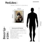 Cargar imagen en el visor de la galería, Cuadro Decorativo - Religion 029 - Jesucristo, Jesús Iluminado, Arte Cristiano Abstracto
