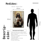 Cargar imagen en el visor de la galería, Cuadro Decorativo - Religion 029 - Jesucristo, Jesús Iluminado, Arte Cristiano Abstracto
