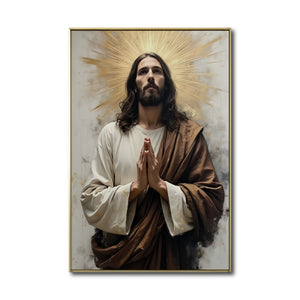 Cuadro Decorativo - Religion 029 - Jesucristo, Jesús Iluminado, Arte Cristiano Abstracto