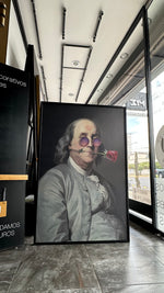 Cargar imagen en el visor de la galería, Cuadro Decorativo New Classic II 228 - Benjamin Franklin Rosa
