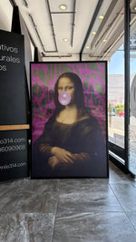 Cargar imagen en el visor de la galería, Cuadro Decorativo Bubble Gum 008 Mona Lisa
