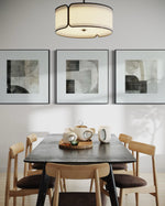 Cargar imagen en el visor de la galería, Set Cuadros Decorativos Abstracto Negro Arena  2 - 232 - Triptico Moderno y Elegante Arte Minimalista Estilo Nordico
