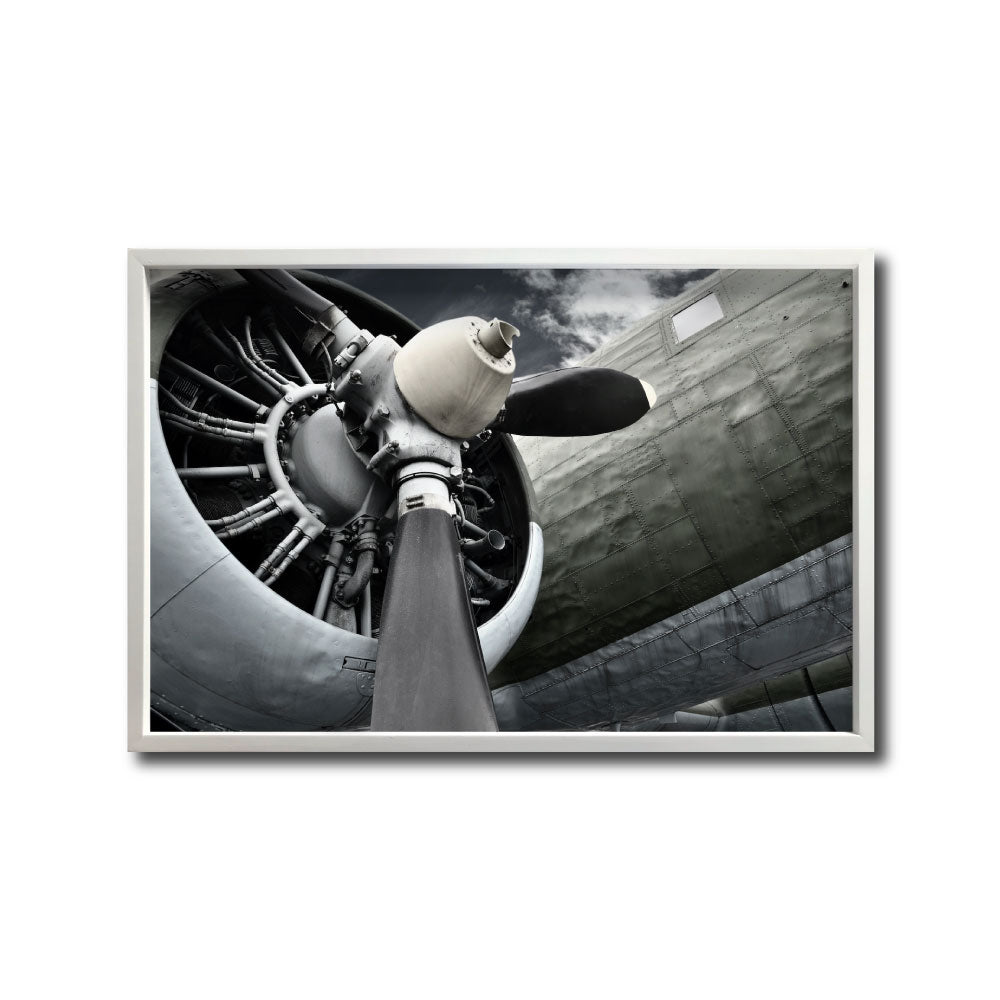 Cuadro Decorativo Vehículos 030  - Turbina Avión