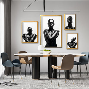 Set Cuadros Decorativo Black Woman 030 - Mujer Negra Africana