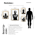 Cargar imagen en el visor de la galería, Set Cuadros Decorativo Black Woman 030 - Mujer Negra Africana
