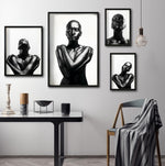 Cargar imagen en el visor de la galería, Set Cuadros Decorativo Black Woman 030 - Mujer Negra Africana
