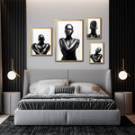 Cargar imagen en el visor de la galería, Set Cuadros Decorativo Black Woman 030 - Mujer Negra Africana
