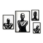 Cargar imagen en el visor de la galería, Set Cuadros Decorativo Black Woman 030 - Mujer Negra Africana
