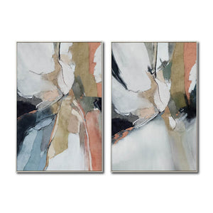 Set Cuadros Decorativos Abstract Colors 3-301 - Para Credenza