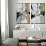 Cargar imagen en el visor de la galería, Set Cuadros Decorativos Abstract Colors 3-301 - Para Credenza

