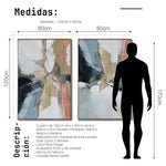Cargar imagen en el visor de la galería, Set Cuadros Decorativos Abstract Colors 3-301 - Para Credenza
