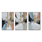 Cargar imagen en el visor de la galería, Set de 3 Cuadros Decorativos Abstract Colors 3-301 - Para Credenza
