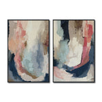 Cargar imagen en el visor de la galería, Set de 2 Cuadros Decorativos Abstract Colors 3 - 302 - Para Sala
