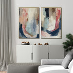 Cargar imagen en el visor de la galería, Set de 2 Cuadros Decorativos Abstract Colors 3-302 - Para Credenza
