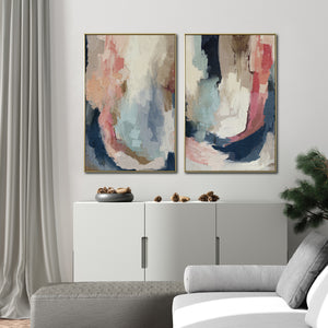 Set de 2 Cuadros Decorativos Abstract Colors 3-302 - Para Credenza
