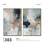 Cargar imagen en el visor de la galería, Set de 2 Cuadros Decorativos Abstract Colors 3 - 303 - Para Sala
