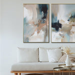 Cargar imagen en el visor de la galería, Set de 2 Cuadros Decorativos Abstract Colors 3 - 303 - Para Sala
