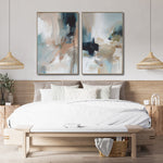 Cargar imagen en el visor de la galería, Set de 2 Cuadros Decorativos Abstract Colors 3 - 303 - Para Recamara
