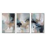 Cargar imagen en el visor de la galería, Set de 3 Cuadros Decorativos Abstract Colors 3 - 303 - Para Sala
