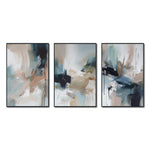 Cargar imagen en el visor de la galería, Set de 3 Cuadros Decorativos Abstract Colors 3 - 303 - Para Sala
