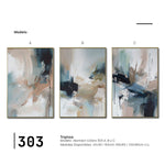 Cargar imagen en el visor de la galería, Set de 3 Cuadros Decorativos Abstract Colors 3 - 303 . Para Recamara
