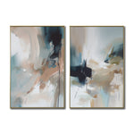 Cargar imagen en el visor de la galería, Set de 2 Cuadros Decorativos Abstract Colors 3 - 303 - Para Sala
