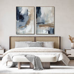 Cargar imagen en el visor de la galería, Set de 2 Cuadros Decorativos Abstract Colors 3 - 304 -  Para Recamara
