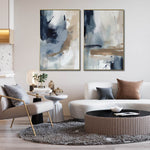 Cargar imagen en el visor de la galería, Set de 2 Cuadros Decorativos Abstract Colors 3 - 304 - Para Sala
