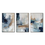 Cargar imagen en el visor de la galería, Set de 3 Cuadros Decorativos Abstract Colors 3 - 304 - Para Sala
