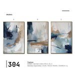 Cargar imagen en el visor de la galería, Set de 3 Cuadros Decorativos Abstract Colors 3 - 304 - Para Credenza
