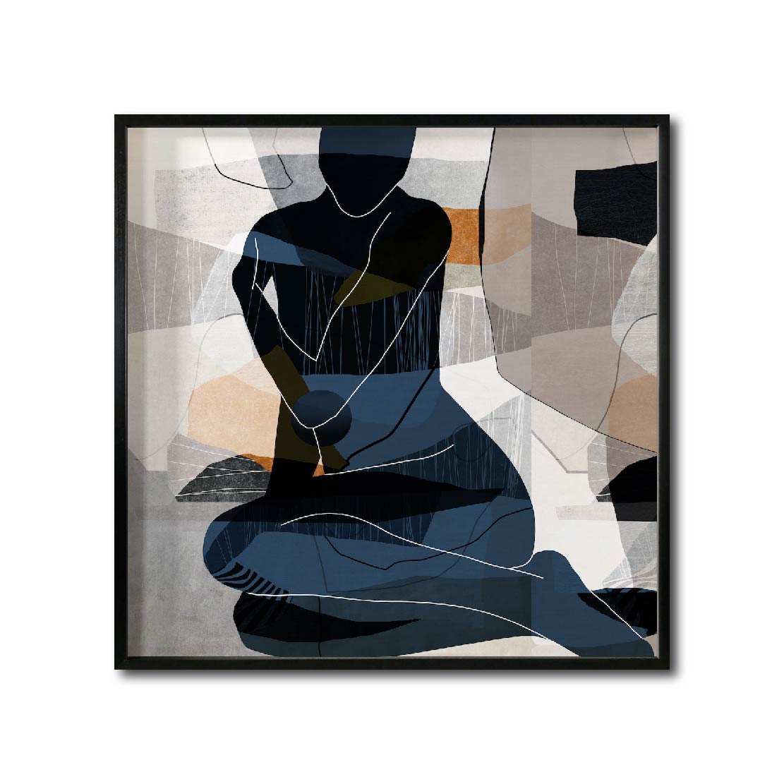Cuadro Decorativo Abstract Colors 3-305 - Para Credenza