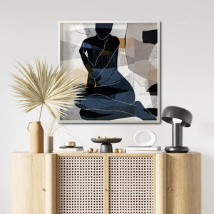 Cuadro Decorativo Abstract Colors 3-305 - Para Credenza
