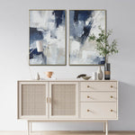 Cargar imagen en el visor de la galería, Set de 2 Cuadros Decorativos Abstract Colors 3 - 306 - Para Credenza
