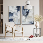 Cargar imagen en el visor de la galería, Set de 2 Cuadros Decorativos Abstract Colors 3 - 306 - Para Sala

